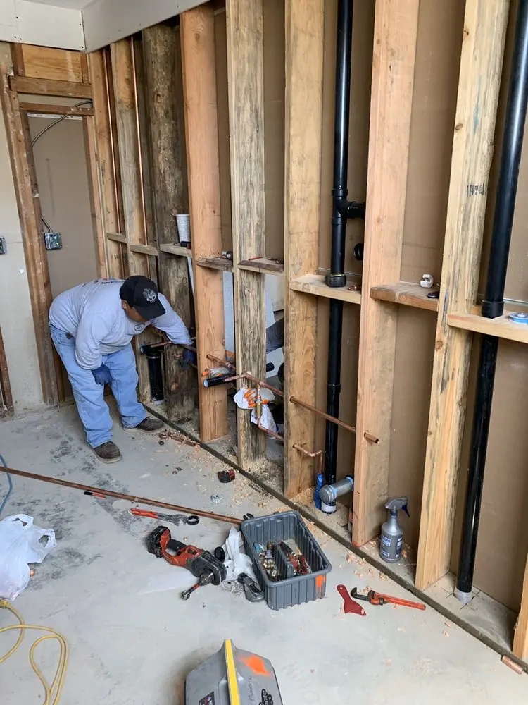 Commercial rough-in plumbing for Water Heater Replacement in Campus Hill Farms